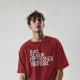 Eat Sleep Hockey Repeat - Ice Hockey