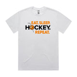 🎁 Eat, Sleep, Hockey, Repeat Ball Hockey - Heavy Tee (100% off)