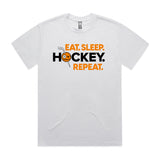 Eat, Sleep, Hockey, Repeat Ball Hockey - Heavy Tee