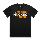 Eat, Sleep, Hockey, Repeat Ball Hockey - Heavy Tee