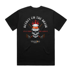 Hockey On The Brain - Heavy Tee