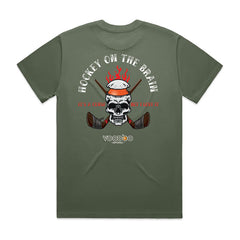 Hockey On The Brain - Heavy Tee