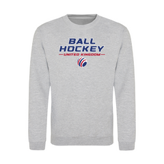 Ball Hockey UK Unisex Sweatshirt Full Logo - printed