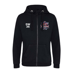 Blades Unisex Zipped Hoodie - printed