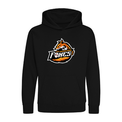 Foxes Kids Hoodie Full Logo - printed