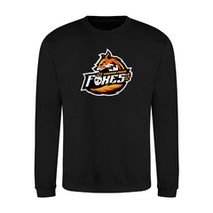 Foxes Kids Sweatshirt Full Logo - printed
