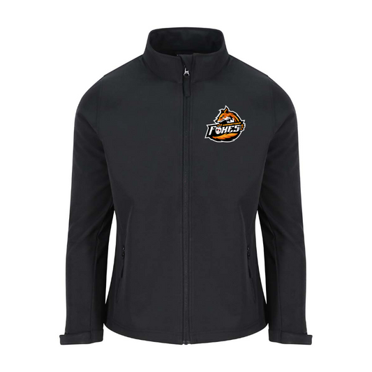 Foxes Ladies Softshell Jacket - embroidered