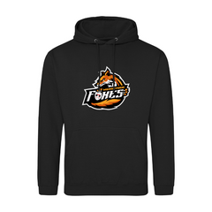 Foxes Unisex Hoodie Full Logo - printed