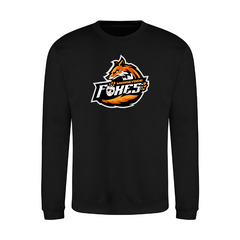 Foxes Unisex Sweatshirt Full Logo - printed