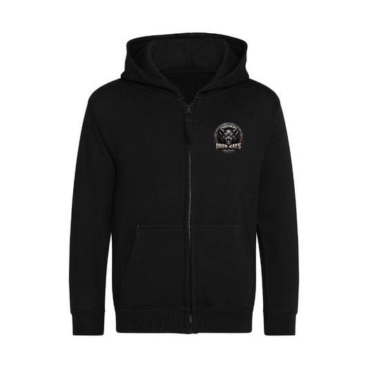Iron Rats Kids Zipped Hoodie - printed