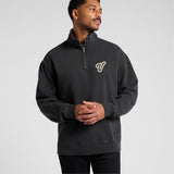 Retro Logo Relax Faded Half Zip