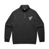 Retro Logo Relax Faded Half Zip