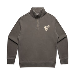 Retro Logo Relax Faded Half Zip