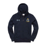 2195 Adult Unisex Midweight Peach Finish Zip Hoodie