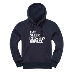 Voodoo Ice Hockey Eat Sleep Hockey Repeat Ultra Premium Hoodie