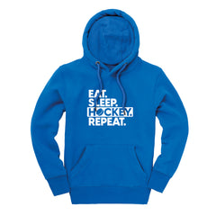 Voodoo Ice Hockey Eat Sleep Hockey Repeat Ultra Premium Hoodie