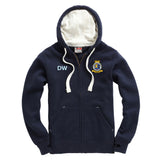 2195 Adult Unisex Midweight 2-Tone Peach Finish Zip Hoodie