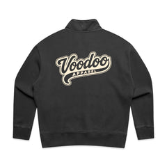 Womens Retro Logo Faded Half Zip