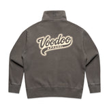 Womens Retro Logo Faded Half Zip