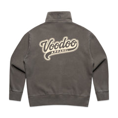 Womens Retro Logo Faded Half Zip