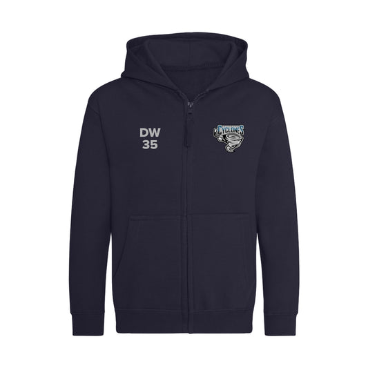 Cyclones Kids Zipped Hoodie