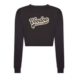 Voodoo Retro Womens Long Sleeve Cropped T-Shirt