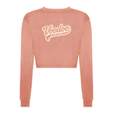 Voodoo Retro Womens Long Sleeve Cropped T-Shirt