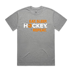 Eat, Sleep, Hockey, Repeat Ball Hockey - Heavy Tee
