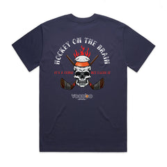 Hockey On The Brain - Heavy Tee