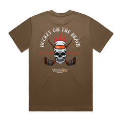 Hockey On The Brain - Heavy Tee