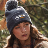 Voodoo No Puck, No Problem Patch Pom Pom Beanie