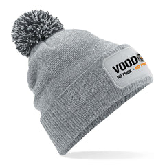 Voodoo No Puck, No Problem Patch Pom Pom Beanie