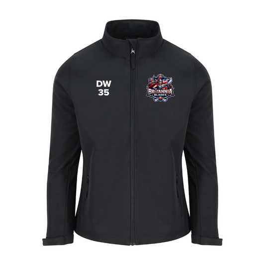 Blades Ladies Softshell Jacket - embroidered