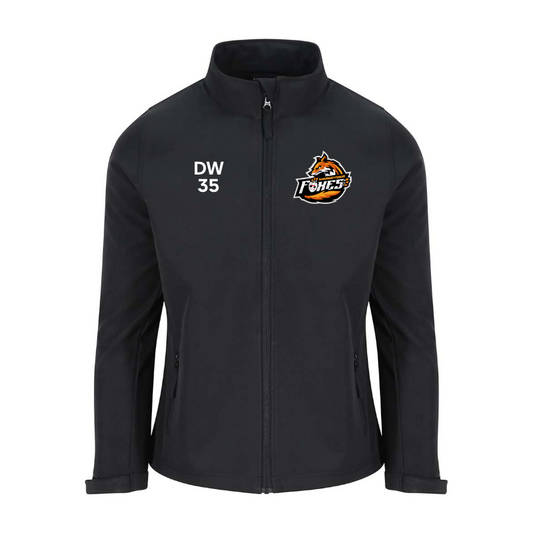 Foxes Ladies Softshell Jacket - embroidered