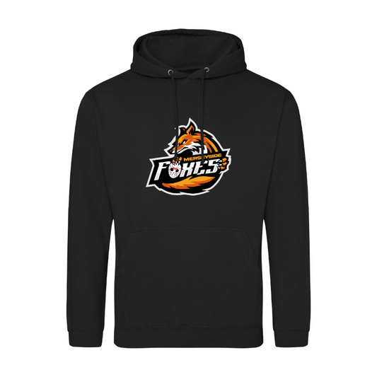 Foxes Unisex Hoodie Full Logo - printed