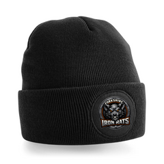 Iron Rats Circular Patch Beanie - printed
