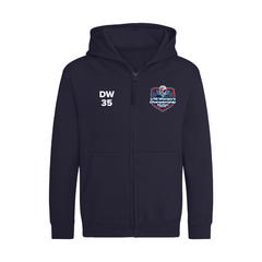 GB Under 16 Women Unisex Zipped Hoodie - embroidered