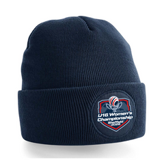 GB Under 16 Women Circular Patch Beanie - printed