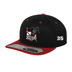 Jesters Snap-back - black/red