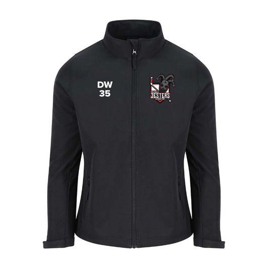 Jesters Ladies Softshell Jacket - embroidered