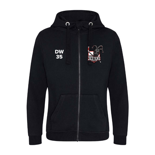 Jesters Unisex Zipped Hoodie - printed
