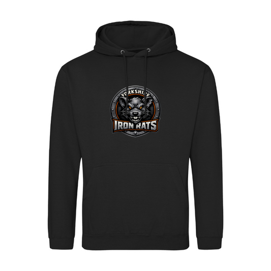 Iron Rats Unisex Hoodie Full Logo - printed