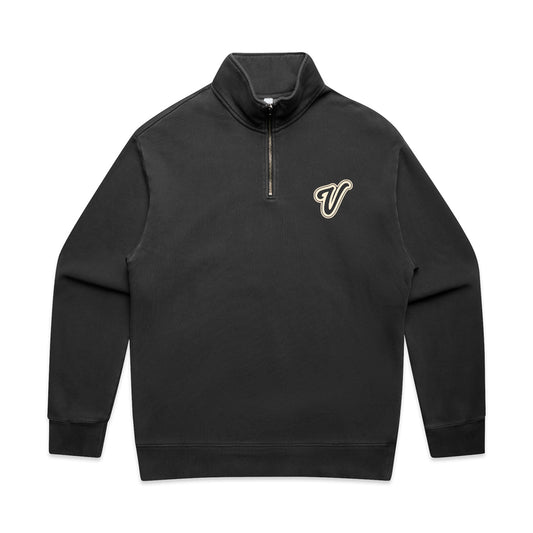 Retro Logo Relax Faded Half Zip
