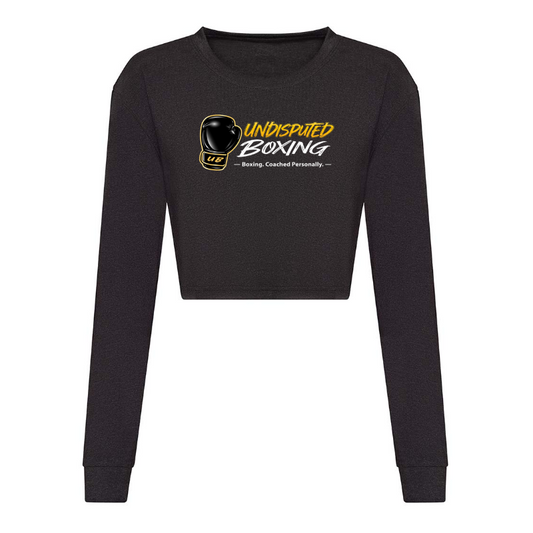 Undisputed Boxing Ladies Long Sleeve Crop Top