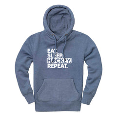Voodoo Ice Hockey Eat Sleep Hockey Repeat Ultra Premium Hoodie