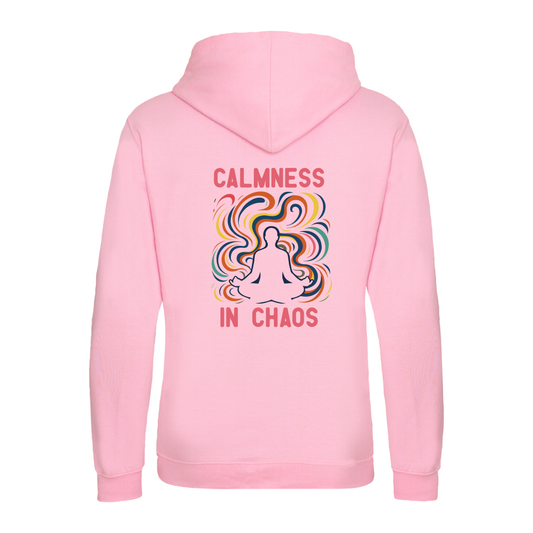 Calmness in Chaos Unisex Varsity Hoodie