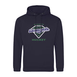 Diamonds - Unisex Retro Hoodie (Embroidered)