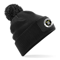 Storm Pom-Pom Patch Beanie