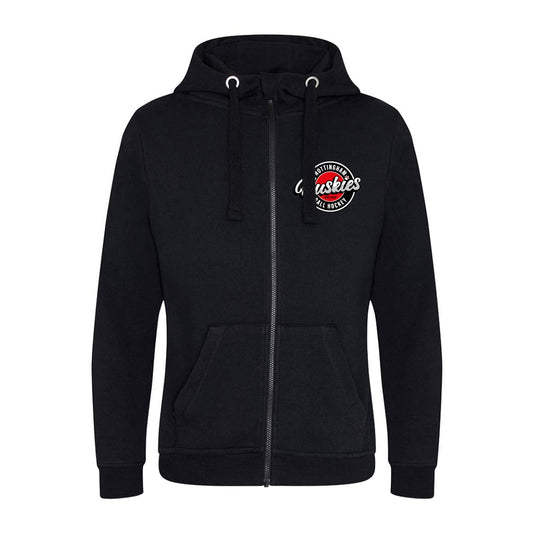 Huskies Unisex Zipped Hoodie