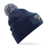 Cyclones Pom-Pom Patch Beanie